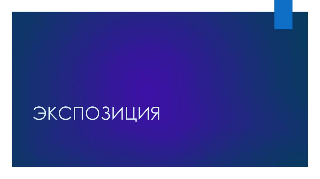 Экспозиция 1